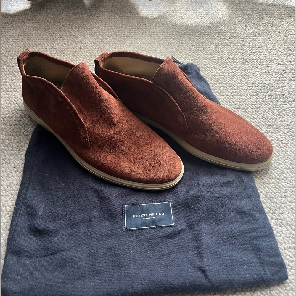 Peter Millar Excursionist Chukka Slip On 8.5